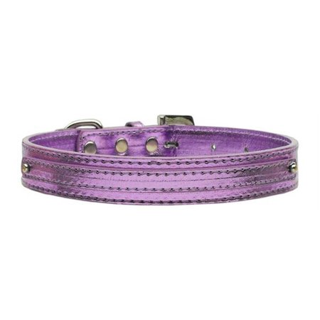 UNCONDITIONAL LOVE 38 in.  10mm Metallic Two Tier Collar Purple Medium UN846626